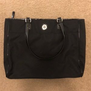 Black Tommy Hilfiger work bag